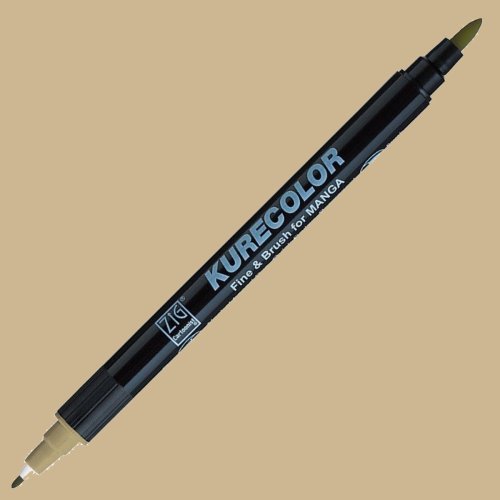 Zig Kurecolor Fine & Brush for Manga Çizim Kalemi 843 Brick Beige - 843 Brick Beige