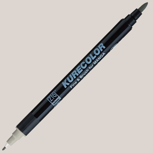 Zig Kurecolor Fine & Brush for Manga Çizim Kalemi C.3 Cool Grey - C.3 Cool Grey