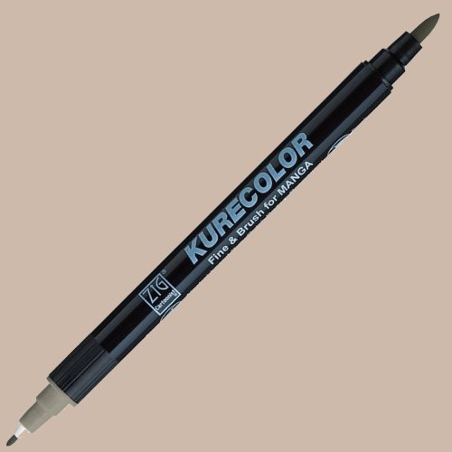 Zig Kurecolor Fine & Brush for Manga Çizim Kalemi W.5 Warm Gray - W.5 Warm Gray