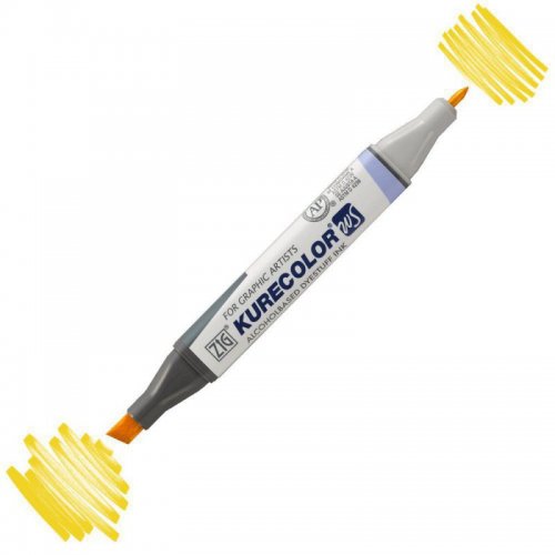 Zig Kurecolor KC3000 Twin S Marker 106 Yellow - 106 Yellow