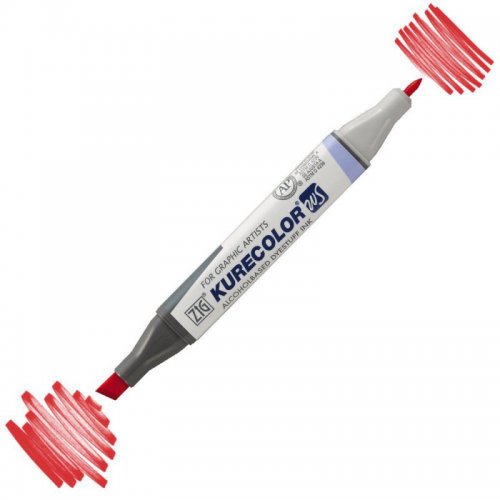 Zig Kurecolor KC3000 Twin S Marker 217 Cadmium Red - 217 Cadmium Red