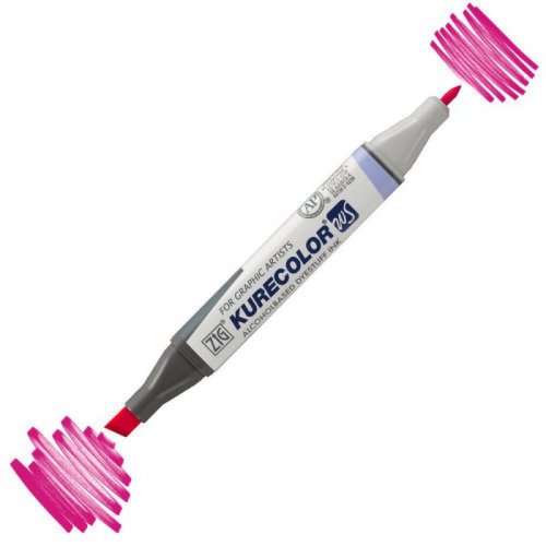 Zig Kurecolor KC3000 Twin S Marker 225 Pink - 225 Pink