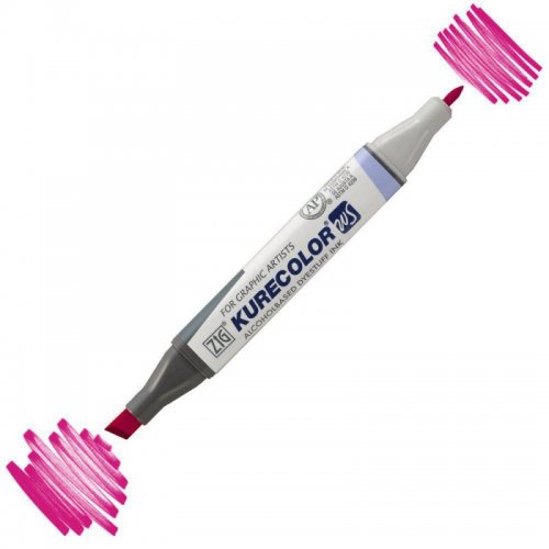 Zig Kurecolor KC3000 Twin S Marker 229 Dark Pink - 229 Dark Pink