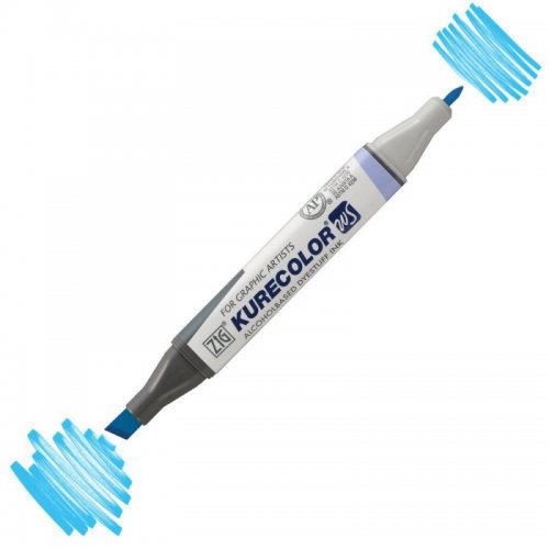 Zig Kurecolor KC3000 Twin S Marker 305 Cobalt Blue - 304 Cobalt Blue