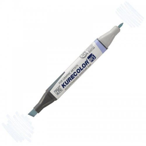 Zig Kurecolor KC3000 Twin S Marker 351 Pale Iceberg Blue - 