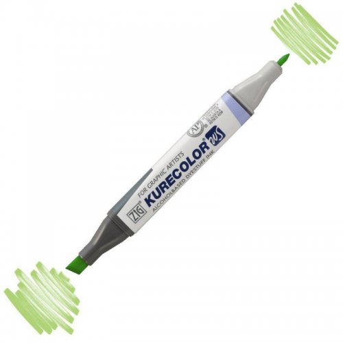 Zig Kurecolor KC3000 Twin S Marker 502 Pale Green - 501 Pale Green