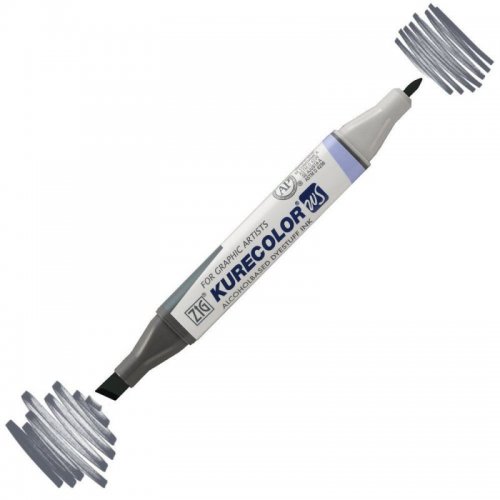 Zig Kurecolor KC3000 Twin S Marker 829 Dark Steel Gray -