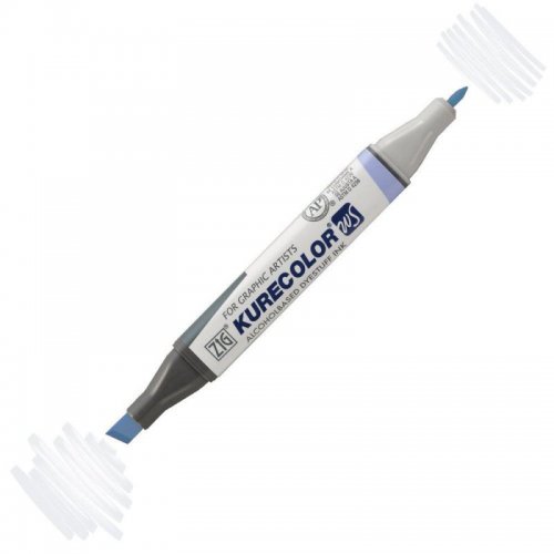 Zig Kurecolor KC3000 Twin S Marker 350 Ice Blue - 