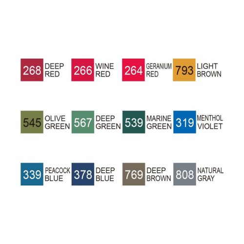 Zig Kurecolor Twin WS Marker KC3000N 12li Set 12 12B6