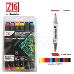 Zig - Zig Kurecolor Twin WS Marker KC3000N 12li Set 12 B 1 (1)