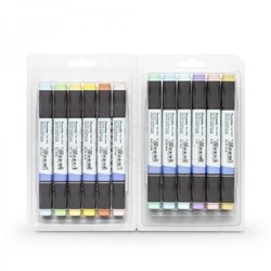 Zig - Zig Kurecolor Twin WS Marker KC3000N 12li Set 12B 5 Pale Colors (1)