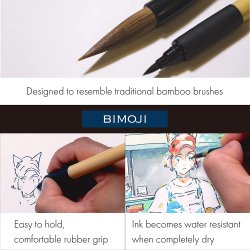 Zig Kuretake Bimoji Brush Pen - Thumbnail