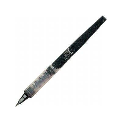 Zig Letter Pen Cocoiro Refil Extra Fine Brush 010S Black