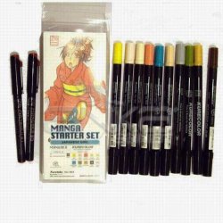 Zig Manga Kalem Seti-Starter Set Japanese Girl - Thumbnail