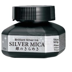 Zig - Zig Silver Mica Metalik Gümüş Mürekkep 60ml BA302-6