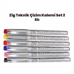 Zig - Zig Teknik Çizim Kalem Set 2 6lı 0,5mm
