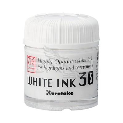 Zig White Ink Beyaz Mürekkep 30g