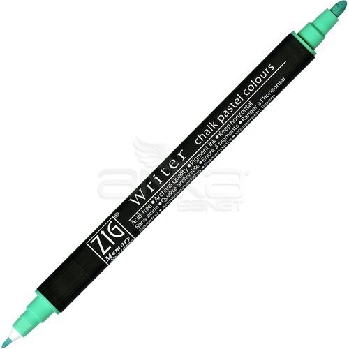 Zig Writer Chalk Pastel Colours Çift Uçlu Marker Kalem 0.5mm & 1.2mm Green