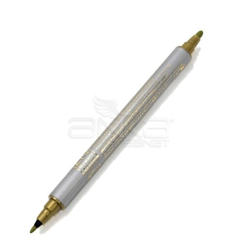 Zig Writer Metallic Colours Çift Uçlu Marker Kalem 101 Gold - 101 Gold