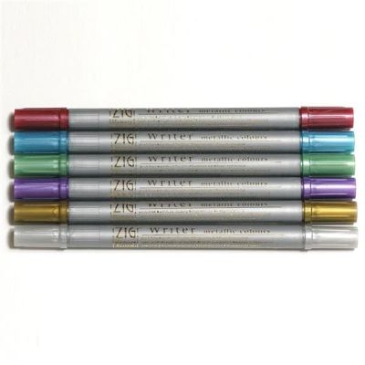 Zig Writer Metallic Colours Çift Uçlu Marker Kalem